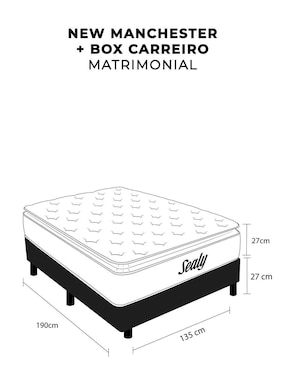 Juego de colchón y box New manchester Sealy