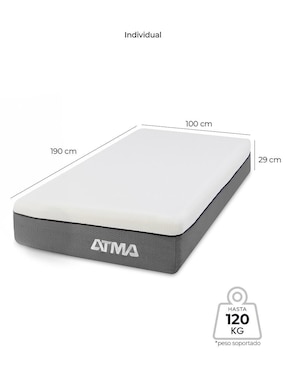 Colchón en caja Atma smooth top