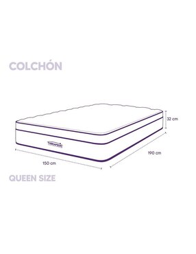 Colchón regular Therapedic blush