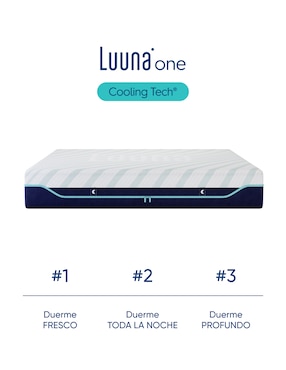 Colchón en caja Luuna one suave cooling