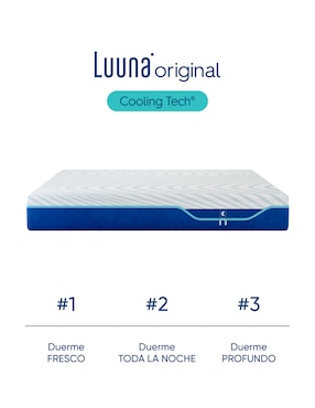 Colchón en caja Luuna original cooling