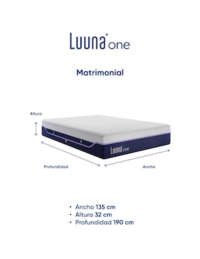 Colchón en caja Luuna one suave