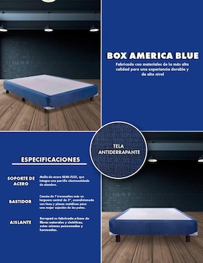 Juego de colchón y box Matisse America