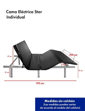 Cama eléctrica Dormimundo Star