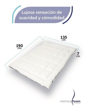 Colchoneta Memory Foam Cloud confort suave