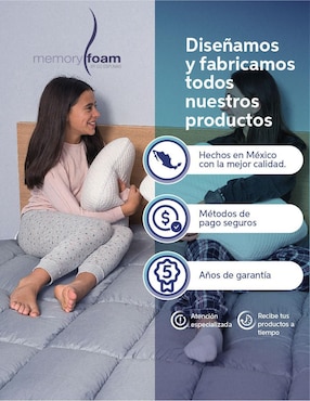 Colchoneta Memory Foam Cloud confort suave