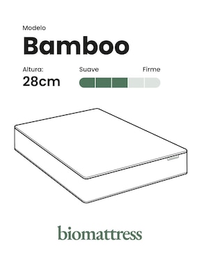Colchón en caja Bio Mattress bamboo