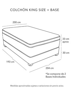 Juego de colchón y box Baggio Restonic