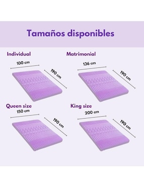 Colchoneta Zomilux confort suave