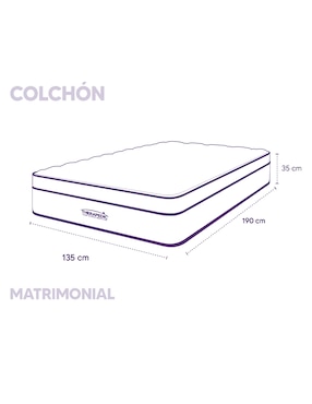 Colchón regular Therapedic athena