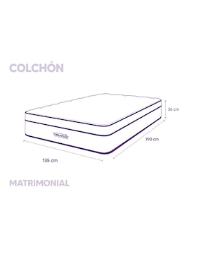 Colchón regular Therapedic melody