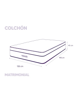 Colchón regular Therapedic nahara