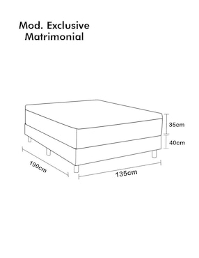 Juego de colchón y box Duncan Dormimundo
