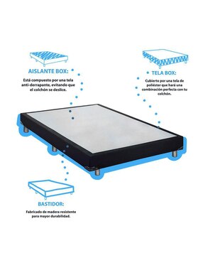 Juego de colchón y box Winter Dormimundo