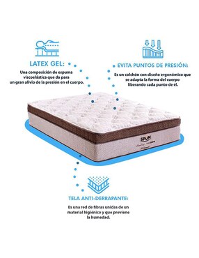 Juego de colchón y box Bombay Dormimundo