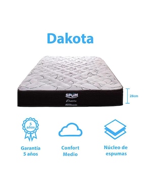 Juego de colchón y box Dakota Dormimundo