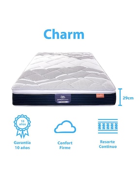 Juego de colchón y box Charm Dormimundo