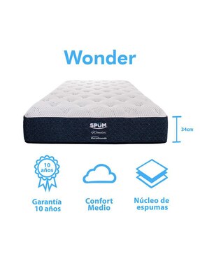 Juego de colchón y box Wonder Dormimundo