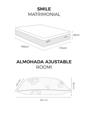 Colchón en caja Roomi smile más almohada