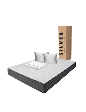 Colchón en caja Silver Edition + sábana + almohada