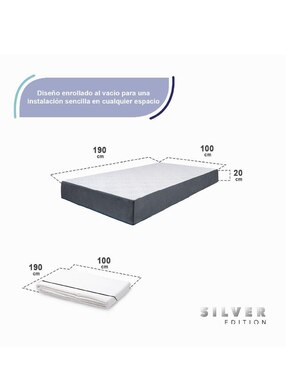 Colchón en caja Silver Edition + sábana