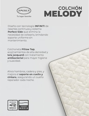 Colchón regular América melody