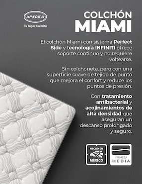 Colchón regular América miami