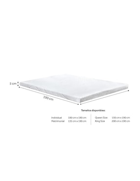 Colchoneta Sealy Essentials confort medio