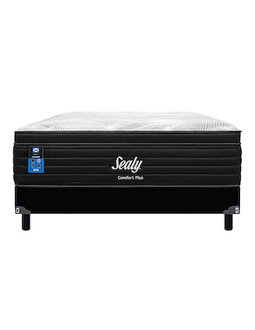 Juego de colchón y box Confort Plus Sealy
