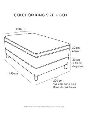 Juego de colchón y box Cantabria Spring Air