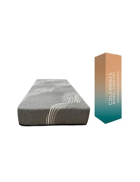 Colchón en caja Monal Confort slim gray