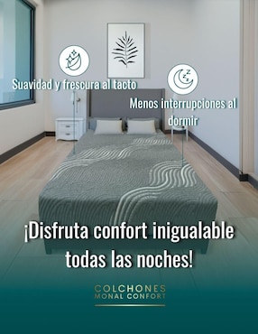Colchón en caja Monal Confort slim gray