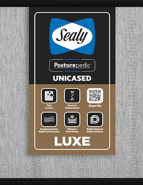Juego de colchón y box Uniko Sealy