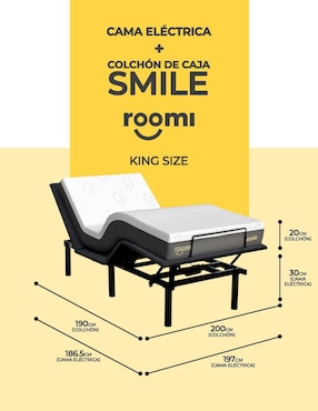 Juego de colchón y box Smile Roomi