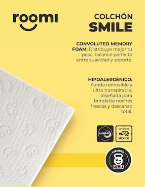 Juego de colchón y box Smile Roomi