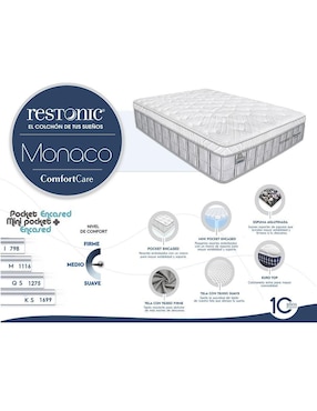 Juego de colchón y box MONACO Restonic