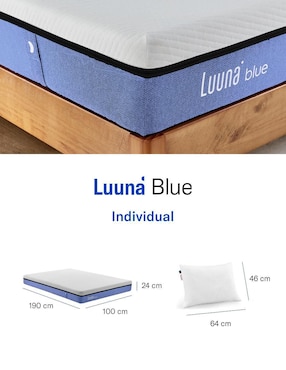 Colchón en caja Luuna blue