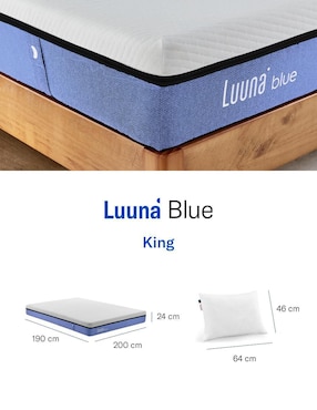 Colchón en caja Luuna blue