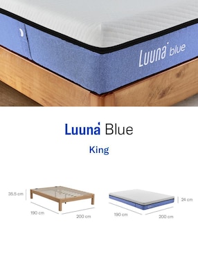 Juego de colchón y box Luuna