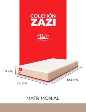 Colchón en caja Atlas Del Descanso zazi