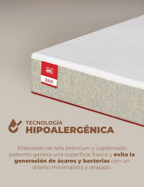 Colchón en caja Atlas Del Descanso zazi
