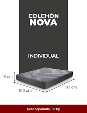 Colchón en caja Atlas Del Descanso nova