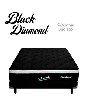 Juego de colchón y box Black Diamond Vittorio Benzi