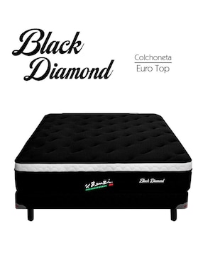 Juego de colchón y box Black Diamond Vittorio Benzi