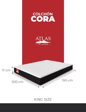 Colchón en caja Atlas Del Descanso cora