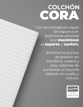 Colchón en caja Atlas Del Descanso cora