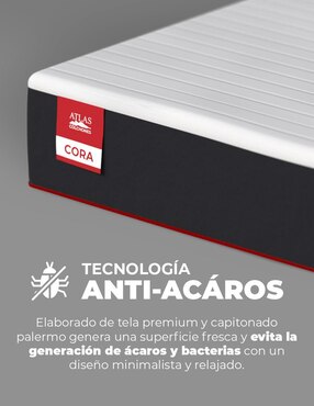 Colchón en caja Atlas Del Descanso cora