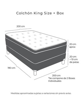 Juego de colchón y box Enzo Restonic