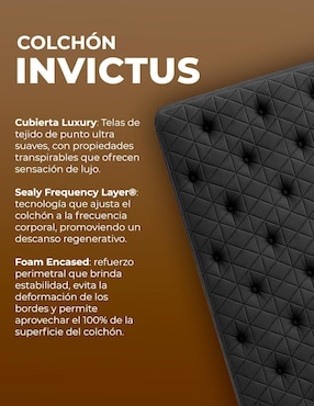 Colchón regular Sealy Invictus Crown Jewel