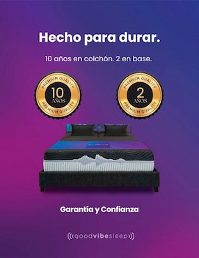 Cama eléctrica Good Vibe Sleep de 3 posiciones